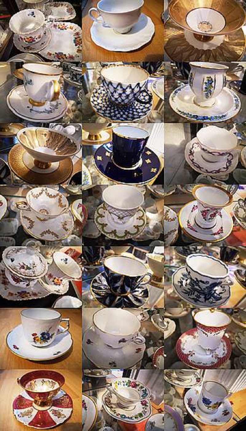 porcelain cup collection