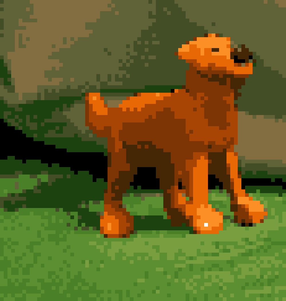 8 bit pixelart – Frank Fangelsi’s Dog