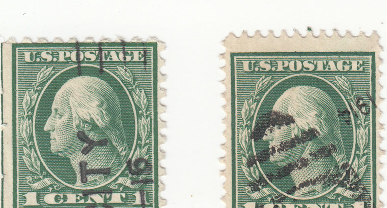 old american postage stamps – alte amerikanische Briefmarken
