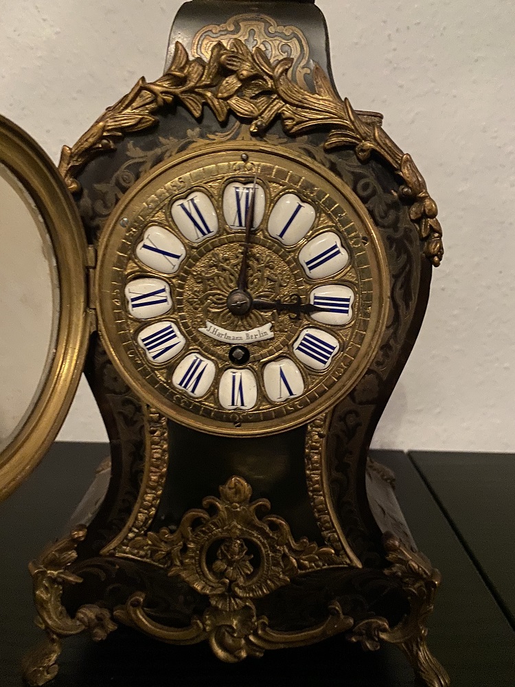 Table clock mantel clock with clockwork Tischuhr