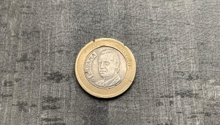 FEHLPRÄGUNG 1€ Münze 2002 Spanien