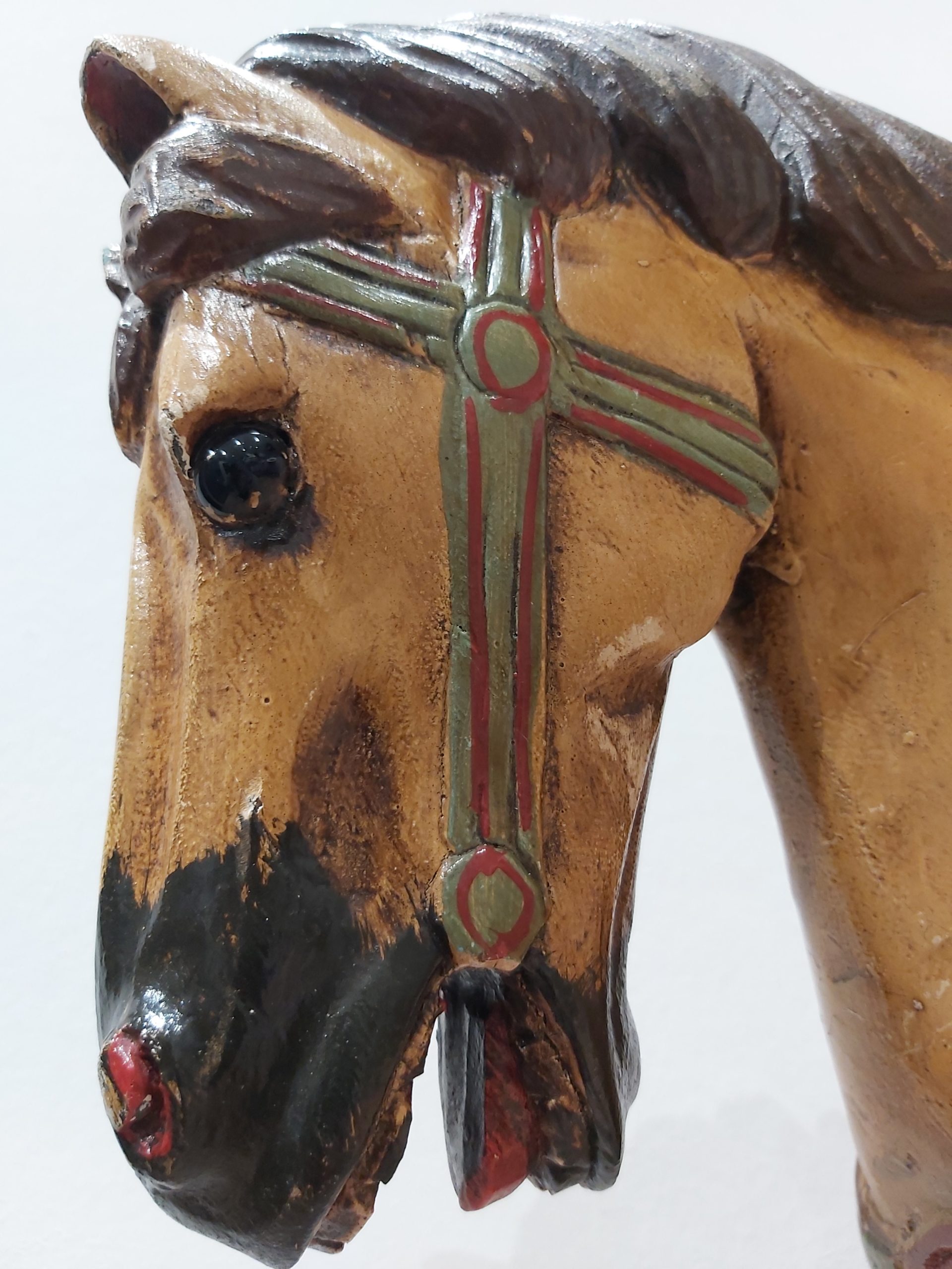 Antique carousel horse