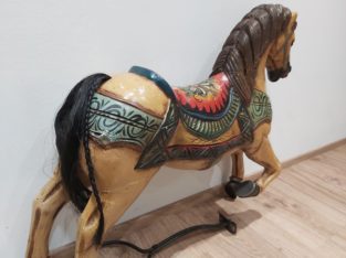 Antique carousel horse