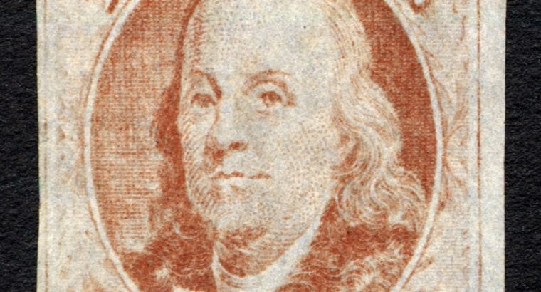 5c Franklin single stamp