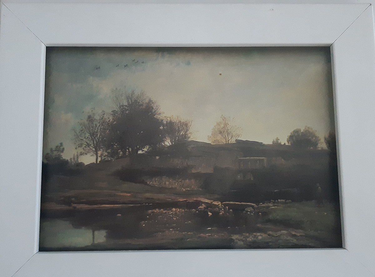 Charles-François Daubigny – Sluice in the Optevoz Valley – misprint