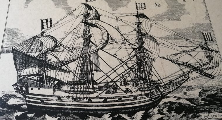Seagoing ship in the 17th century – Seeschiff im 17. Jahrhundert