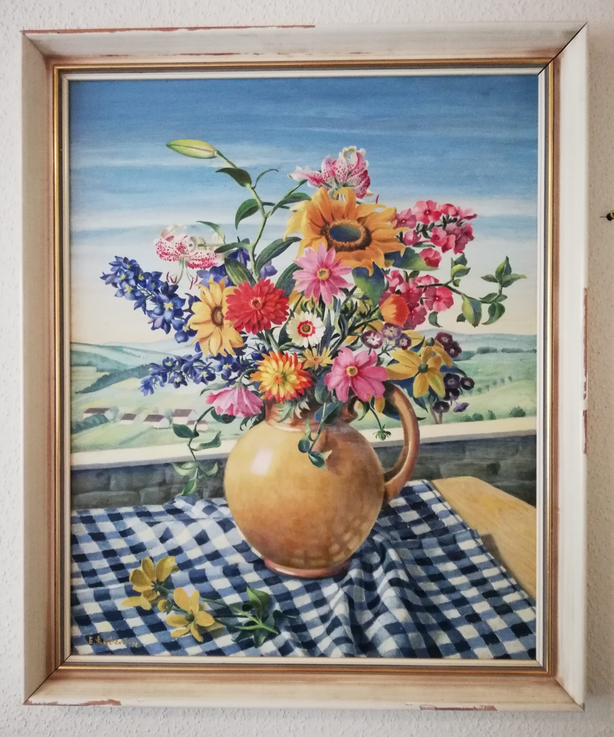 Picture bouquet in vase – Bild Blumenstrauß in Vase