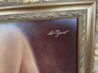 Oil painting signed Puri / Ölgemälde signiert P. Aigner