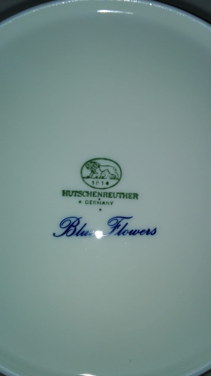 Hutschenreuther Essservice blue flowers