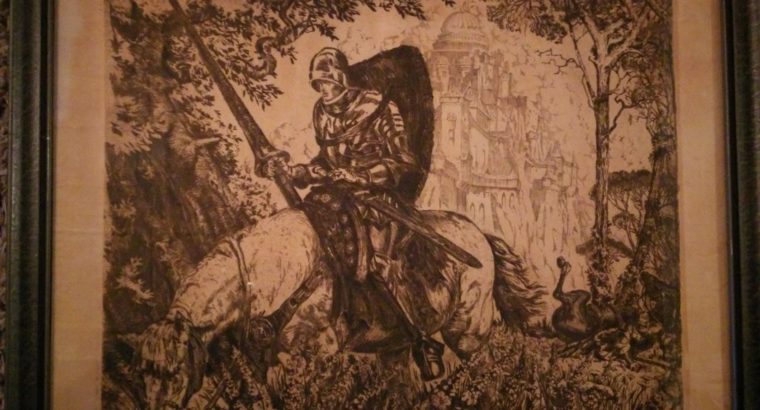 Ritter auf Pferd – Knight on horse