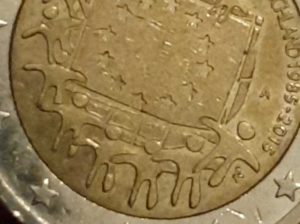 misstrike coin: 2 euro münze fehlprägung??