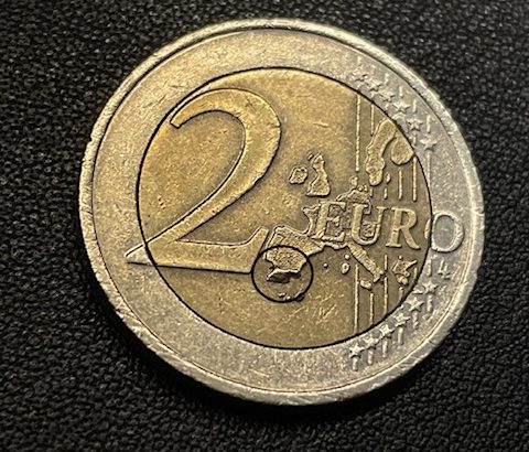 Coin: 2 Euro Münze Unikat Österreich 2002 Materialüberschuss Fehlprägung