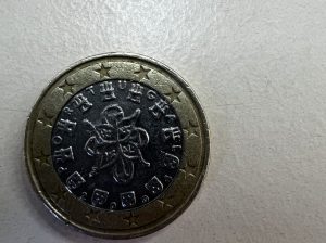 Coin 1 euro münze portugal 2004
