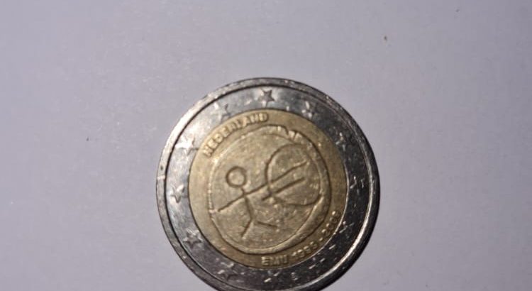 2 Euro Strichmännchen fehlprägung –  stick figure misprint