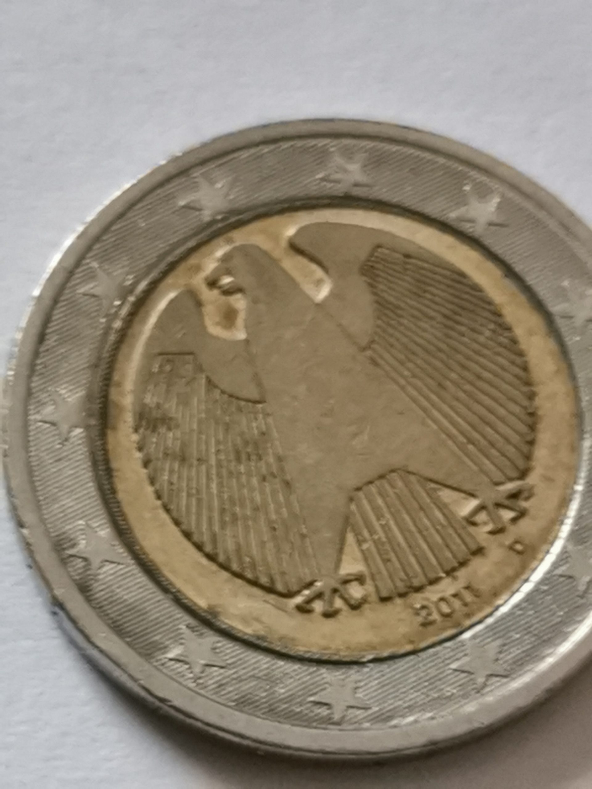German 2 Euro coin – Deutsche 2 euro münze