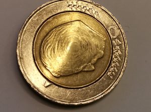 Komische 2 euro münze Belgien 2000