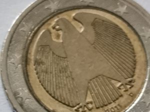 German 2 Euro coin – Deutsche 2 euro münze