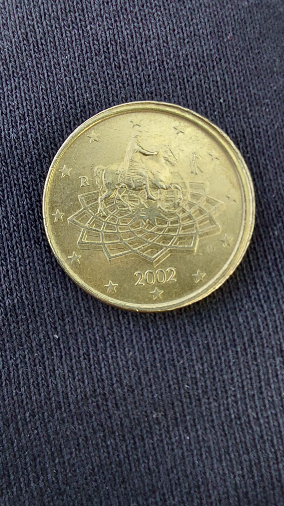 50 Cent Italien 2002 Fehlprägung