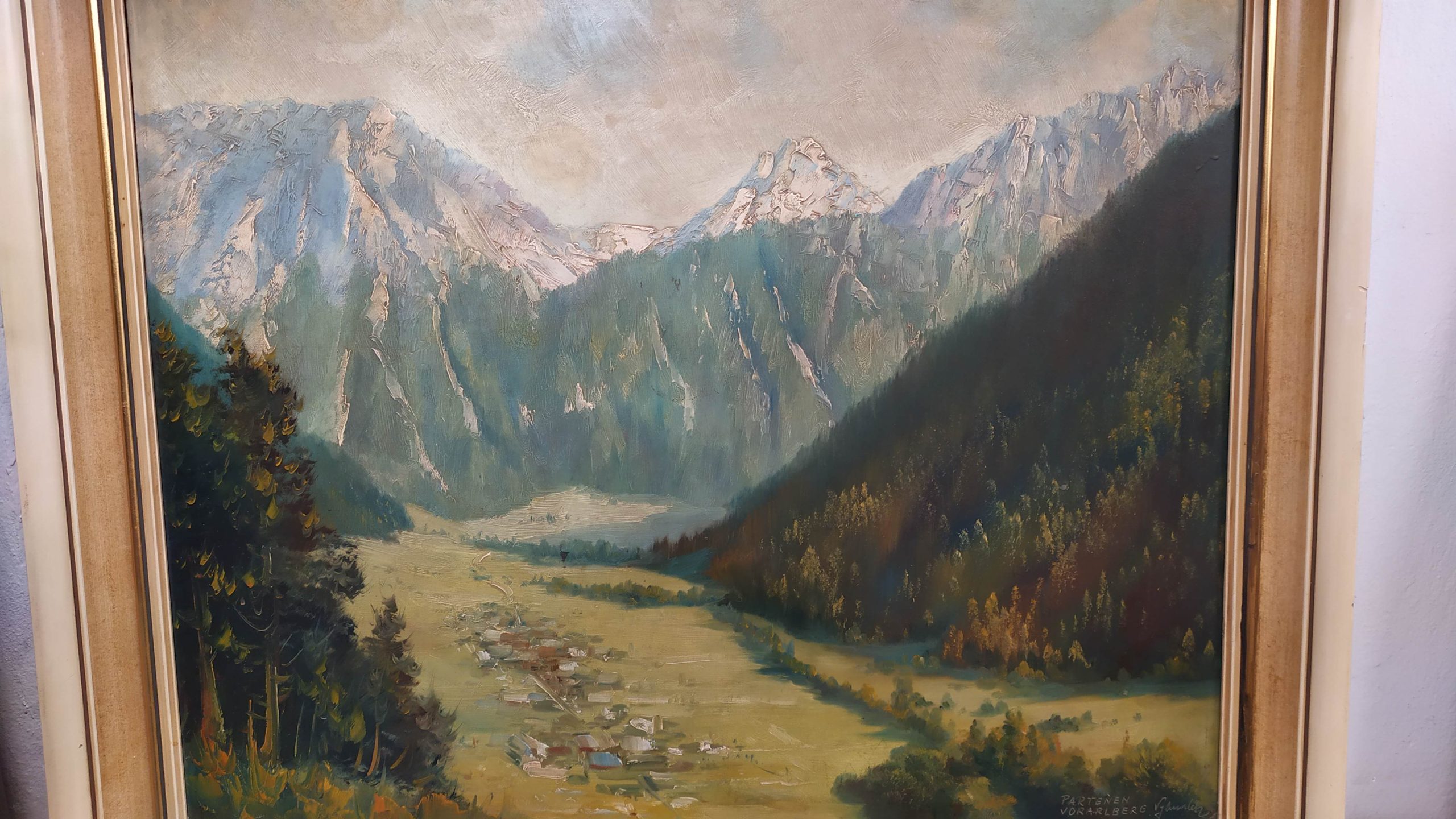 Gemälde Partenen Vorarlberg