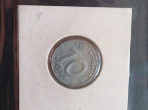 10 Pfennig 1953 DDR Prägewerk E